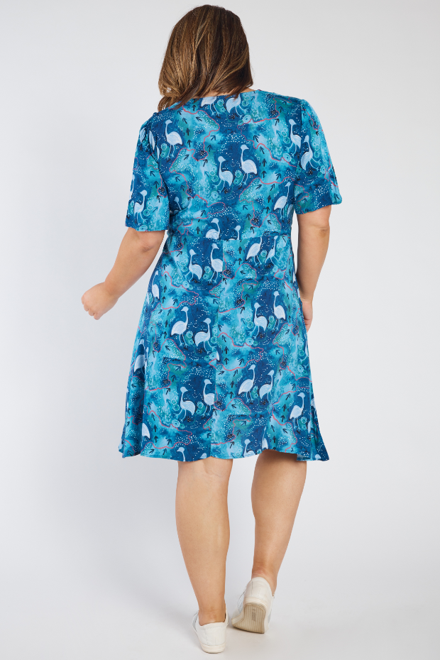 Jaz Night Sky Dress – Night Sky knee length dress