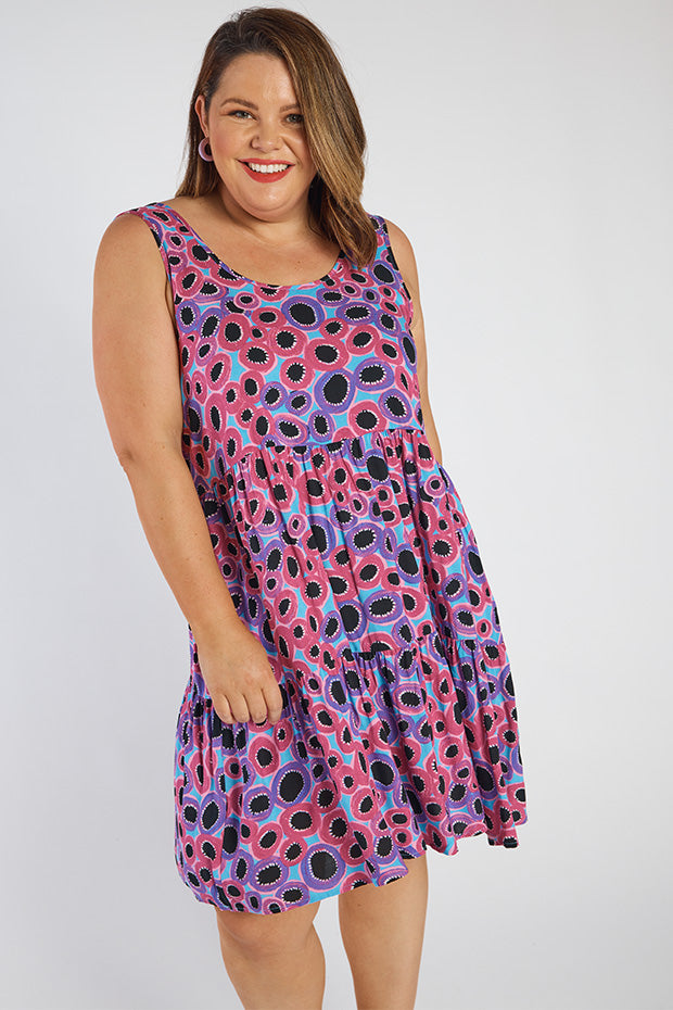 Dove Lilly Pilly Sleeveless Dress – Lilly Pilly knee length dress