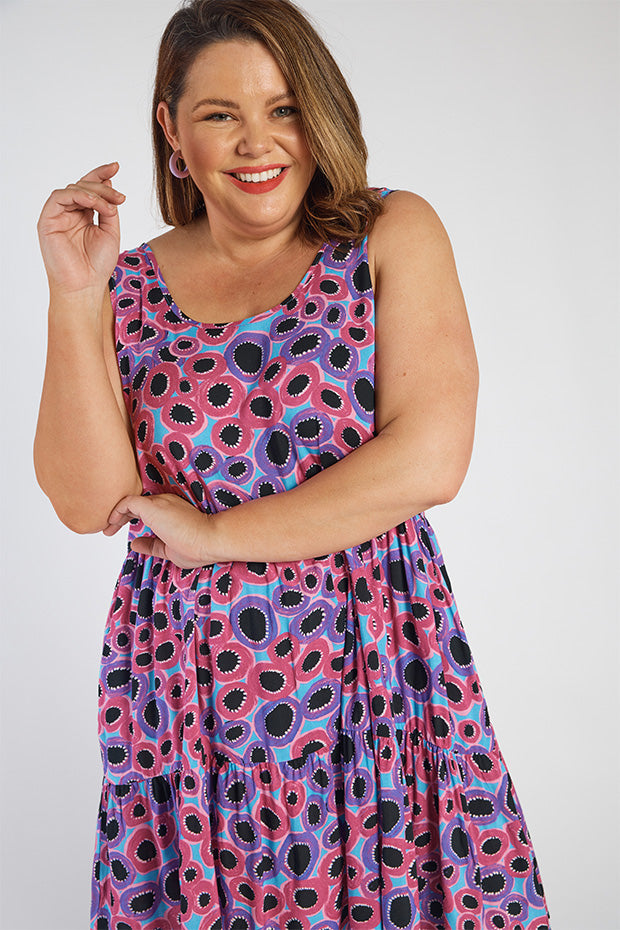 Dove Lilly Pilly Sleeveless Dress – Lilly Pilly knee length dress