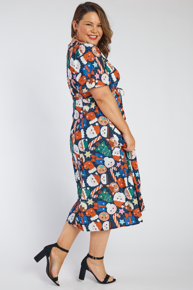 Marley Kawaii Kristmas Dress – Kawaii Kristmas midi dress