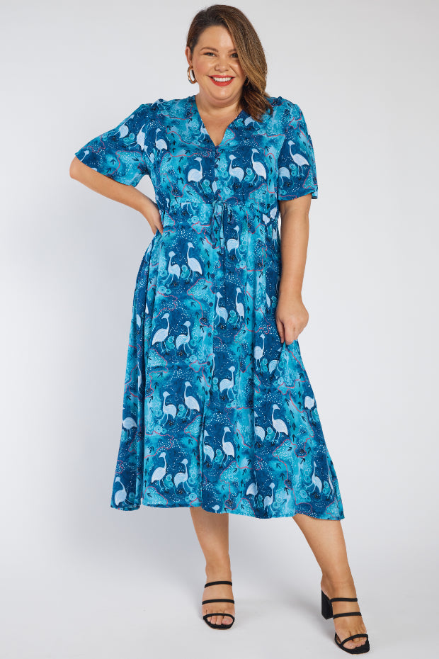 Michelle Night Sky Dress – Night Sky midi dress