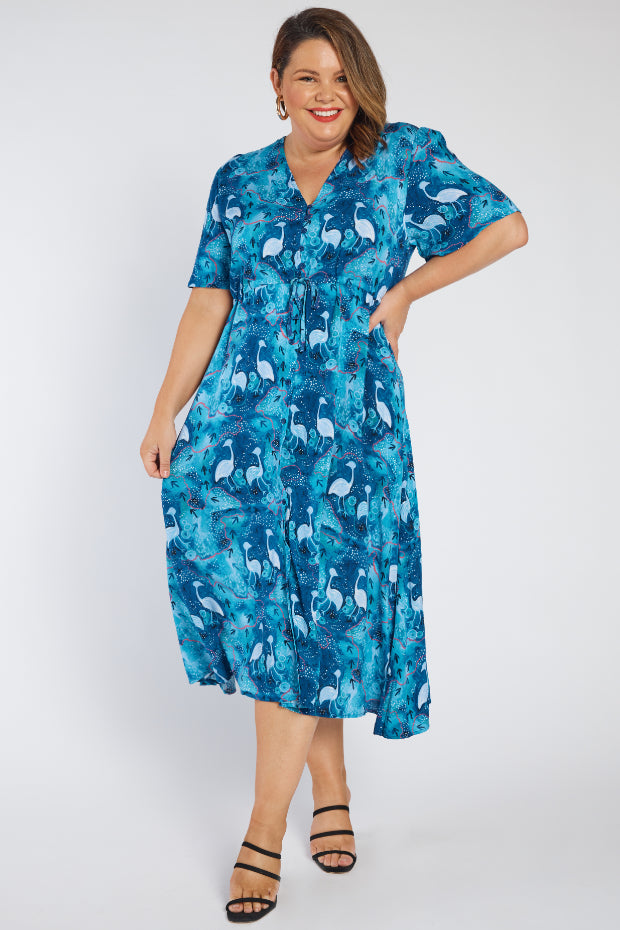 Michelle Night Sky Dress – Night Sky midi dress