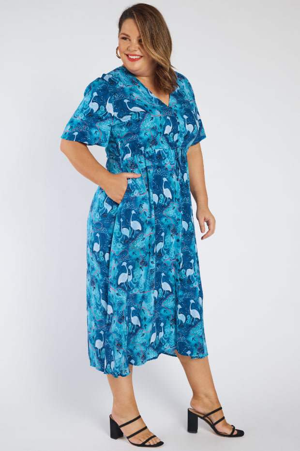 Michelle Night Sky Dress – Night Sky midi dress