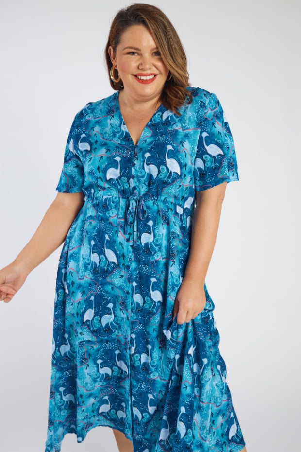 Michelle Night Sky Dress – Night Sky midi dress