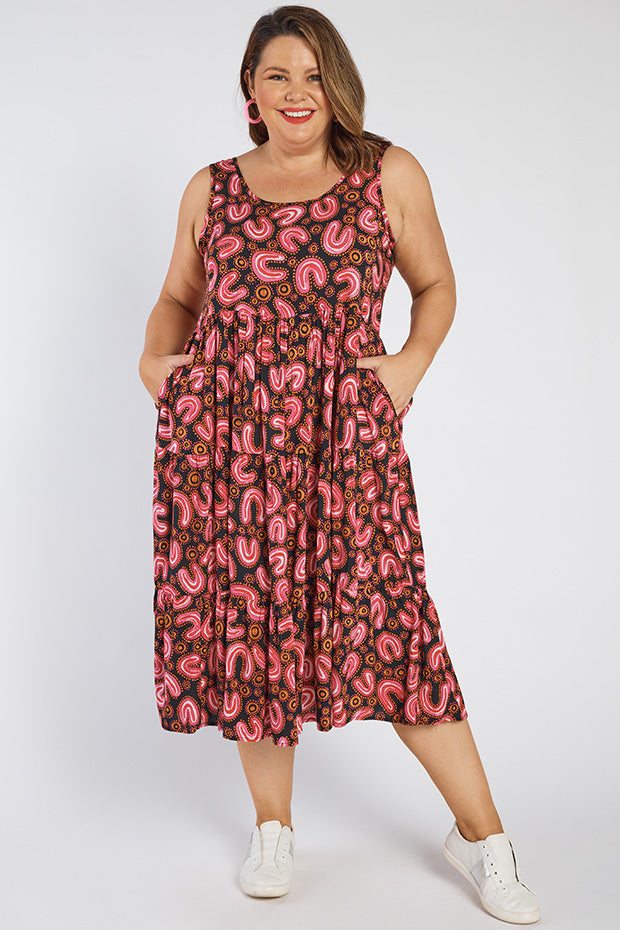 Teagan Yarli Creative Sleeveless Dress – Yarli Creative midi dress