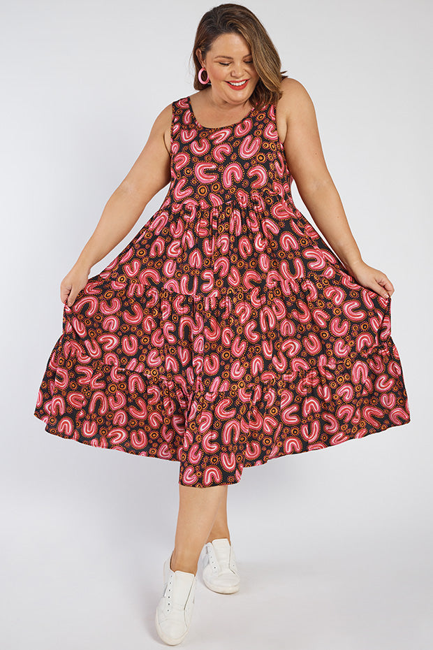 Teagan Yarli Creative Sleeveless Dress – Yarli Creative midi dress