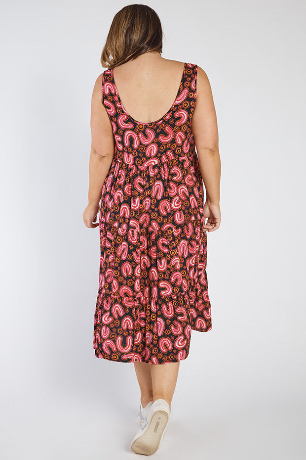 Teagan Yarli Creative Sleeveless Dress – Yarli Creative midi dress