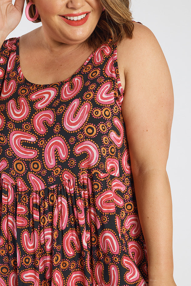 Teagan Yarli Creative Sleeveless Dress – Yarli Creative midi dress