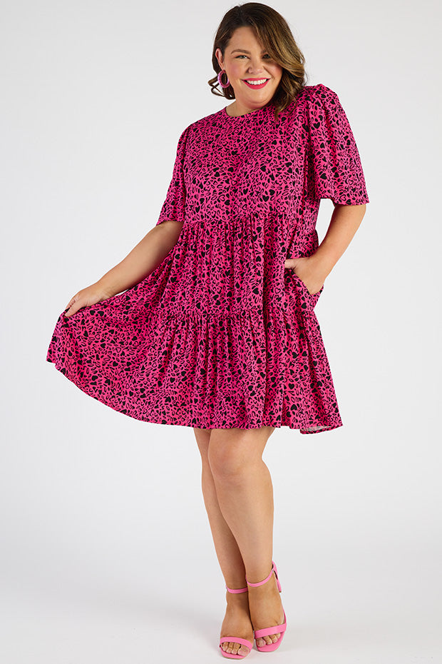 Izzie Animal Hearts Dress – Animal Hearts mini dress