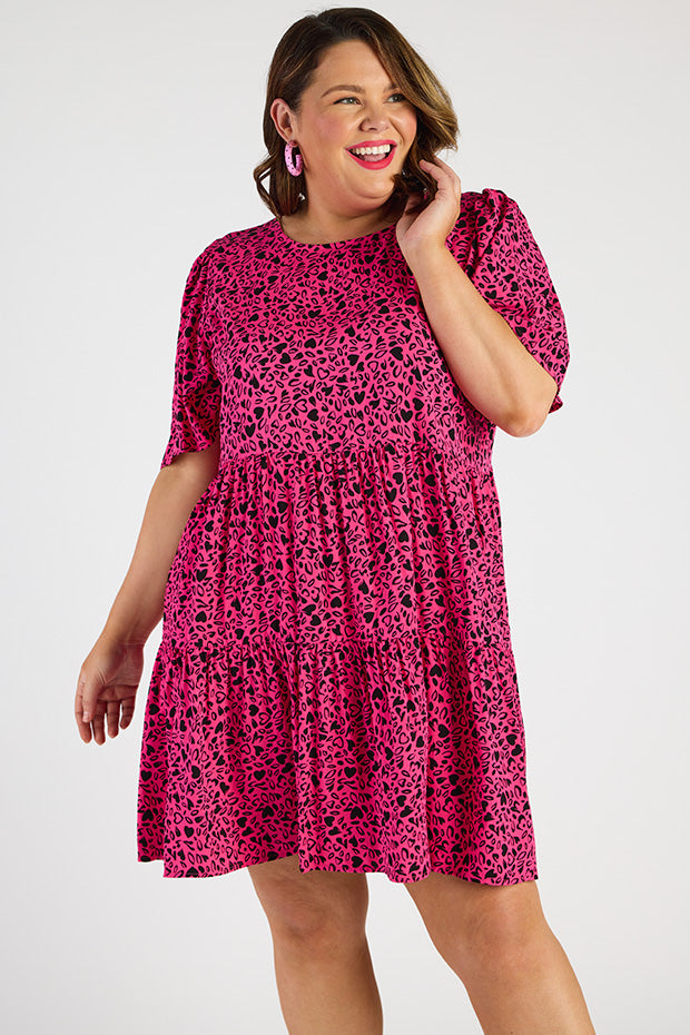 Izzie Animal Hearts Dress – Animal Hearts mini dress