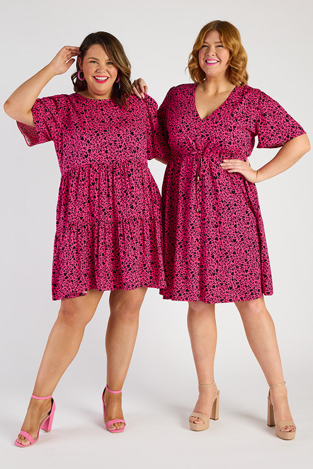 Jaz Animal Hearts Dress – Animal Hearts knee length dress