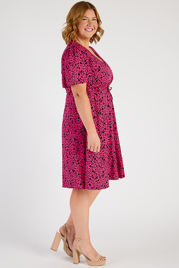Jaz Animal Hearts Dress – Animal Hearts knee length dress
