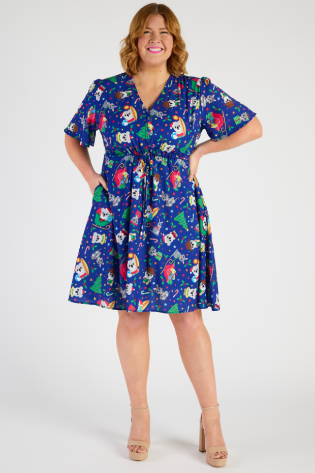 Siena Aussie Christmas Dress – Little Party Dress