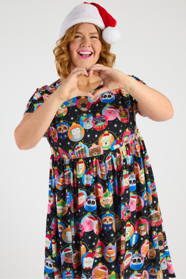 christmas bauble dress Sleigh Queen? My Night Out in Bode's $4,000 Christmas Tree Dress