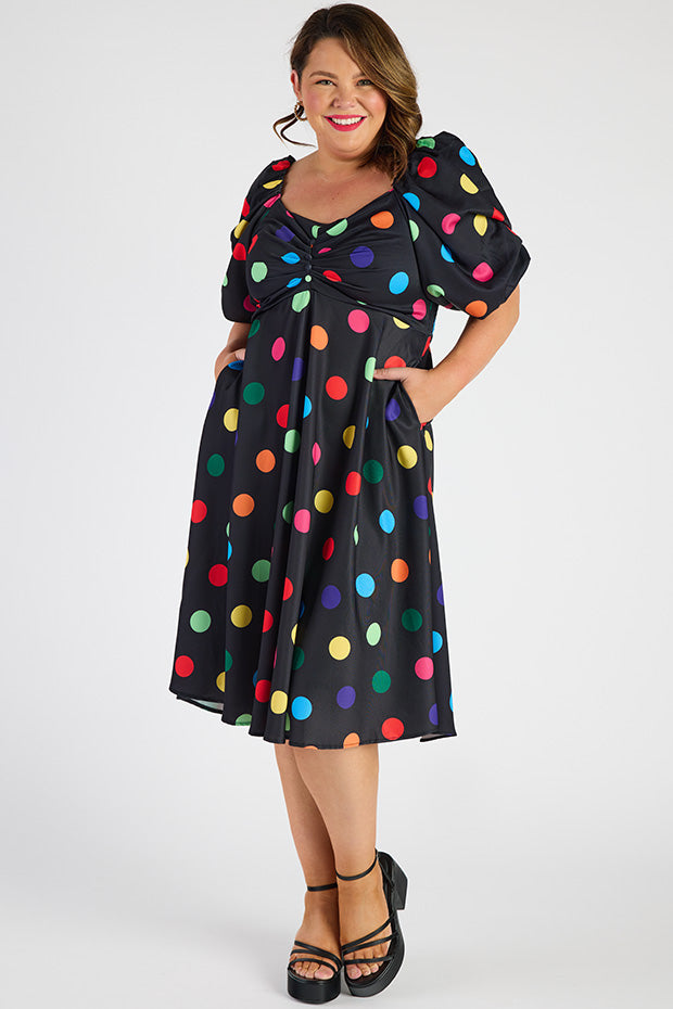 Demi Circus Lights Dress – Circus Lights midi dress