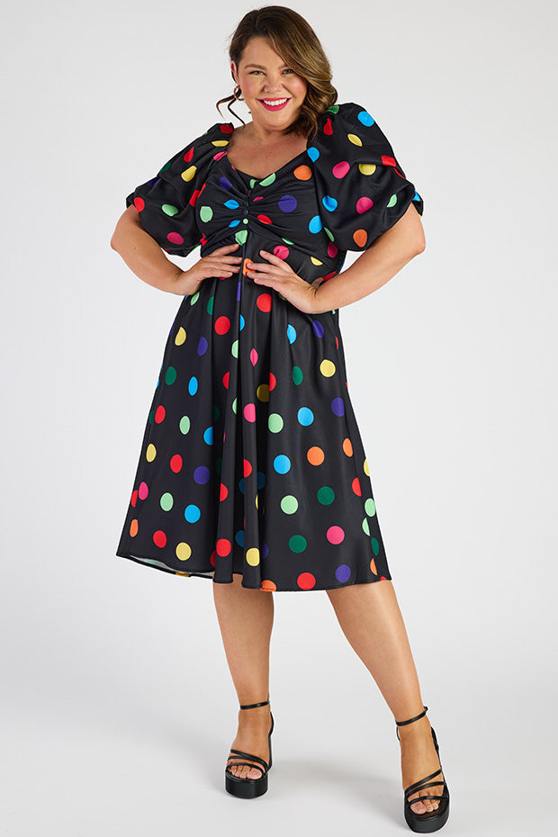 Demi Circus Lights Dress – Circus Lights midi dress
