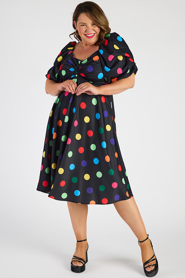 Demi Circus Lights Dress – Circus Lights midi dress
