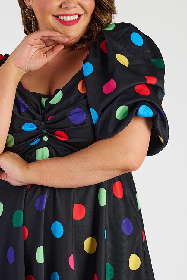 Demi Circus Lights Dress – Circus Lights midi dress
