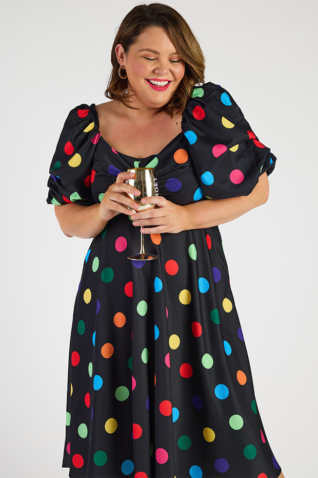 Demi Circus Lights Dress – Circus Lights midi dress