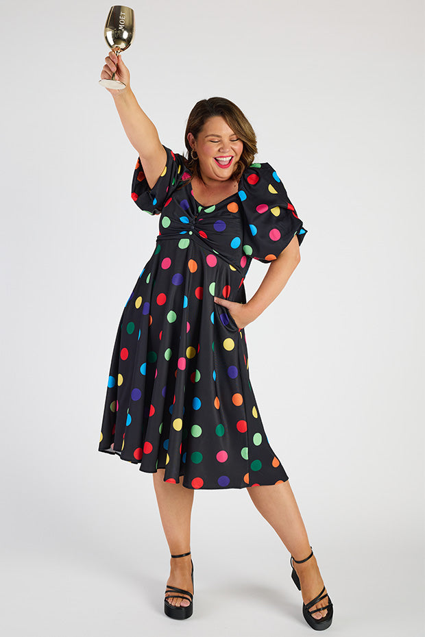 Demi Circus Lights Dress – Circus Lights midi dress