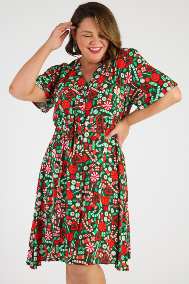Jaz Lollie Christmas Dress – Little Party Dress