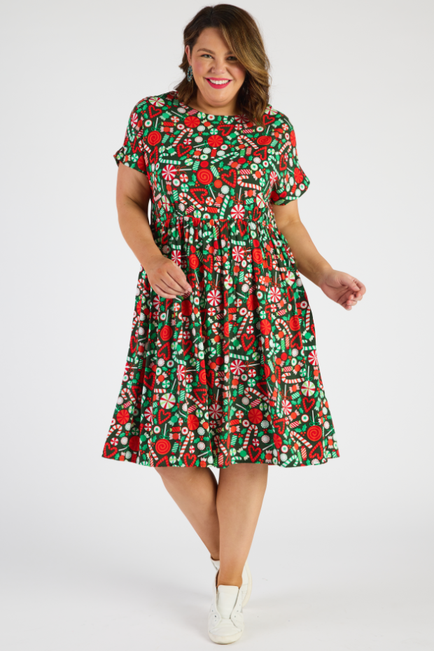 Malia Lollie Christmas Dress | Little Party Dress Malia Lollie Christmas Dress | Little Party Dress