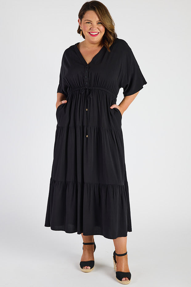 Maddie Black Dress – Black maxi dress