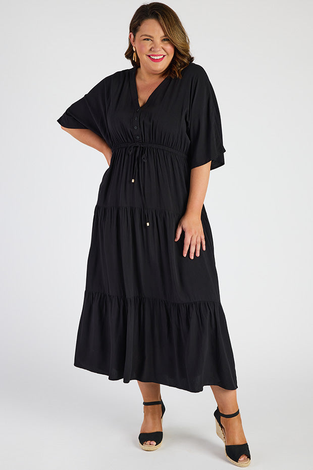 Maddie Black Dress – Black maxi dress
