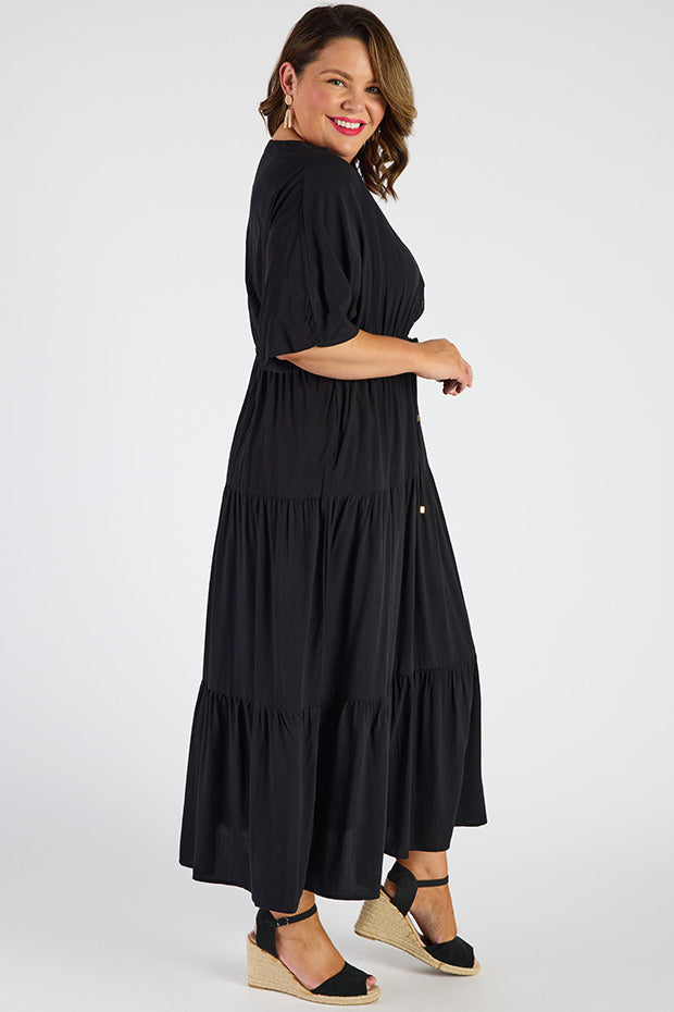 Maddie Black Dress – Black maxi dress