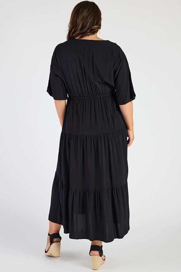 Maddie Black Dress – Black maxi dress