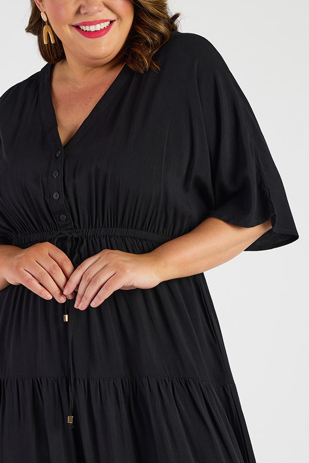 Maddie Black Dress – Black maxi dress