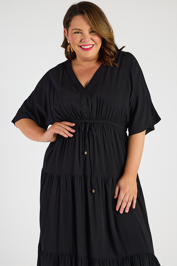 Maddie Black Dress – Black maxi dress
