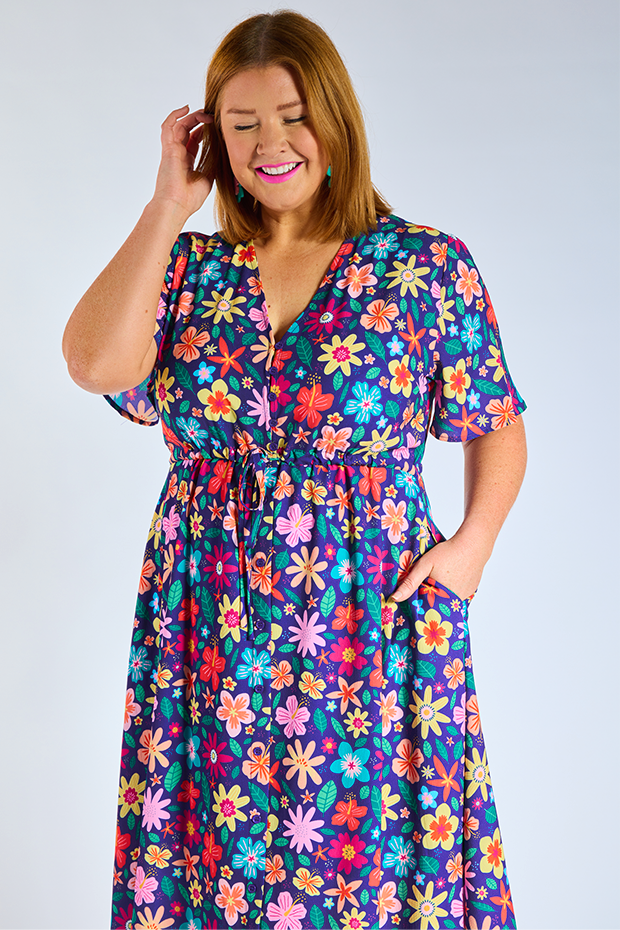 Marley Ashy Dress – Ashy midi dress
