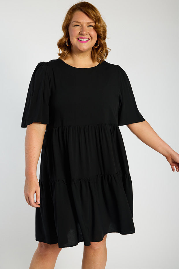 Izzie Black Dress – Black mini dress