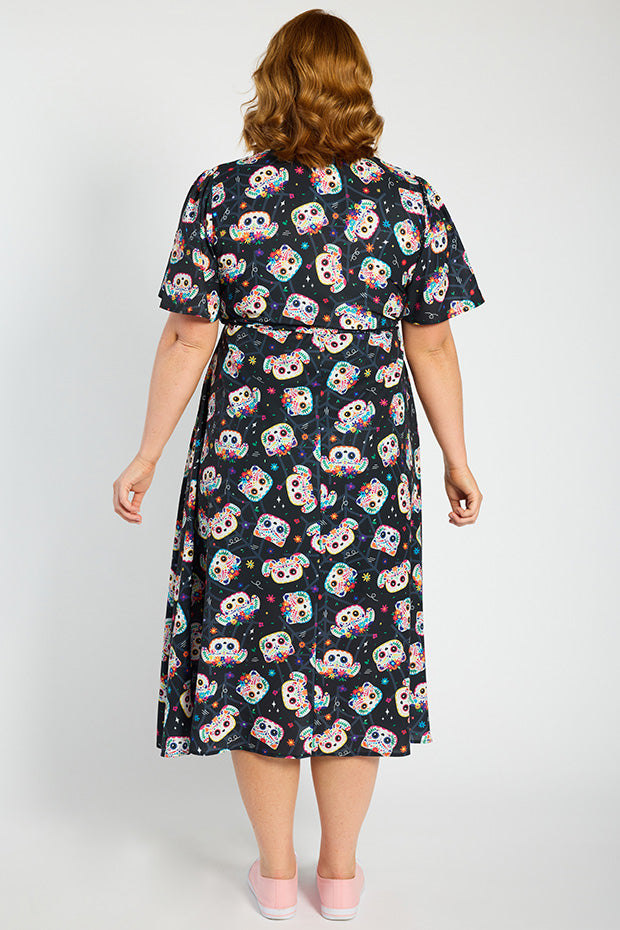 Marley Sugar Skull Pets Dress – Sugar Skull Pets midi dress