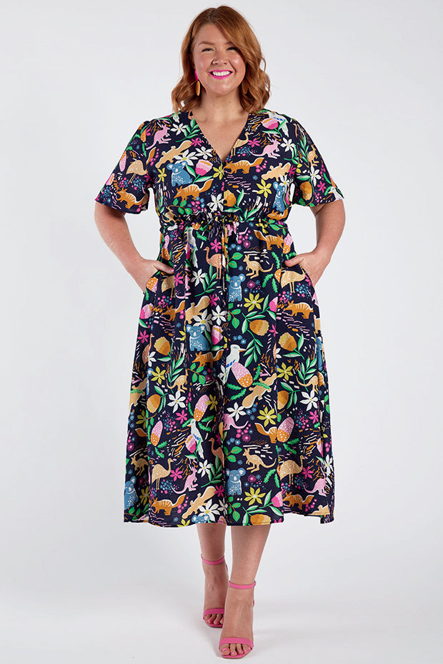Mary Aussie Wild Dress – Aussie Wild midi dress