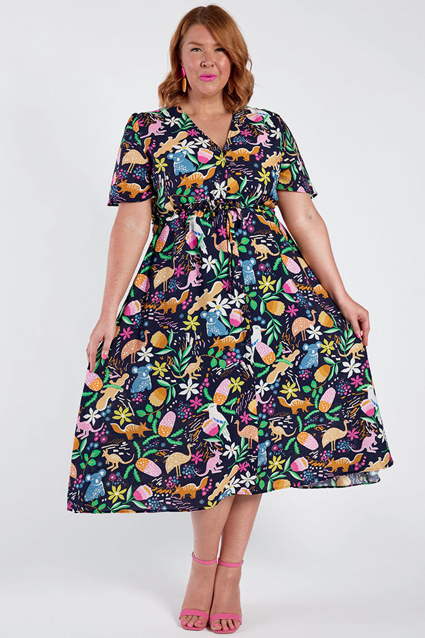 Mary Aussie Wild Dress – Aussie Wild midi dress