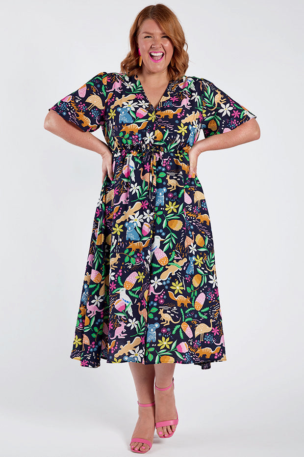 Mary Aussie Wild Dress – Aussie Wild midi dress