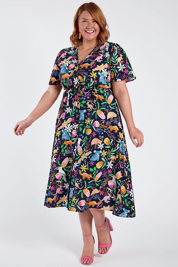 Mary Aussie Wild Dress – Aussie Wild midi dress