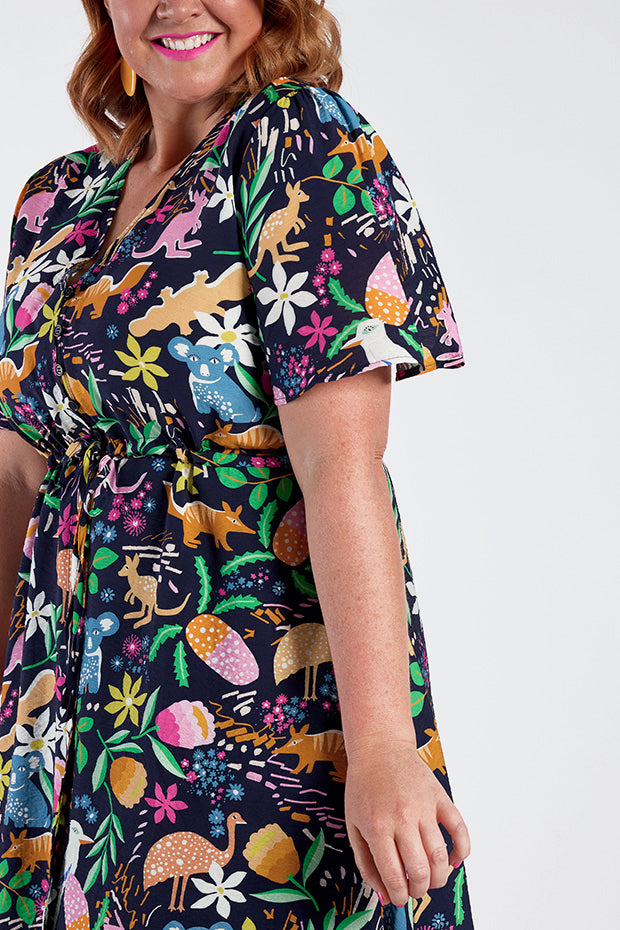 Mary Aussie Wild Dress – Aussie Wild midi dress