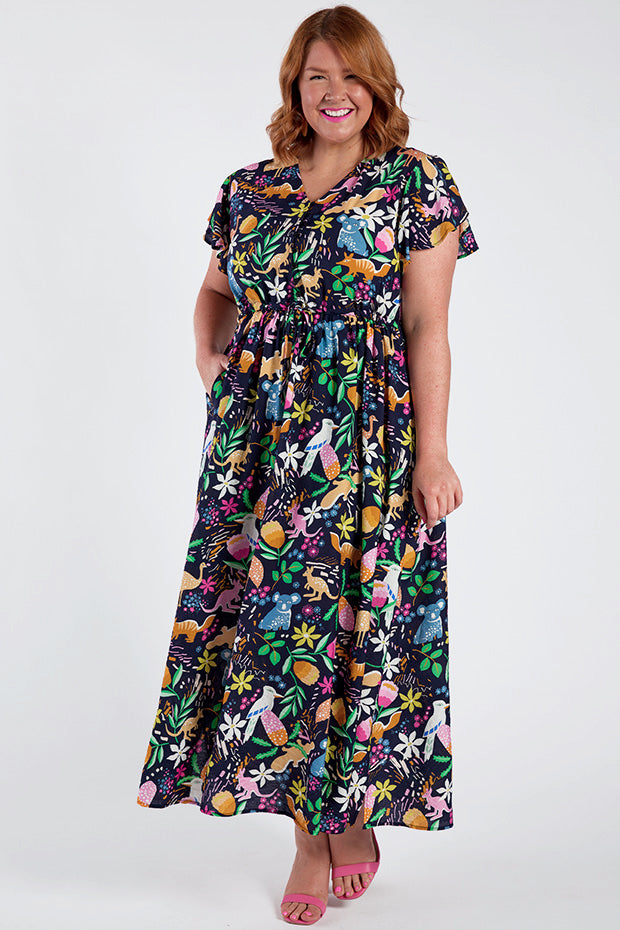 Verity Aussie Wild Dress – Aussie Wild midi dress