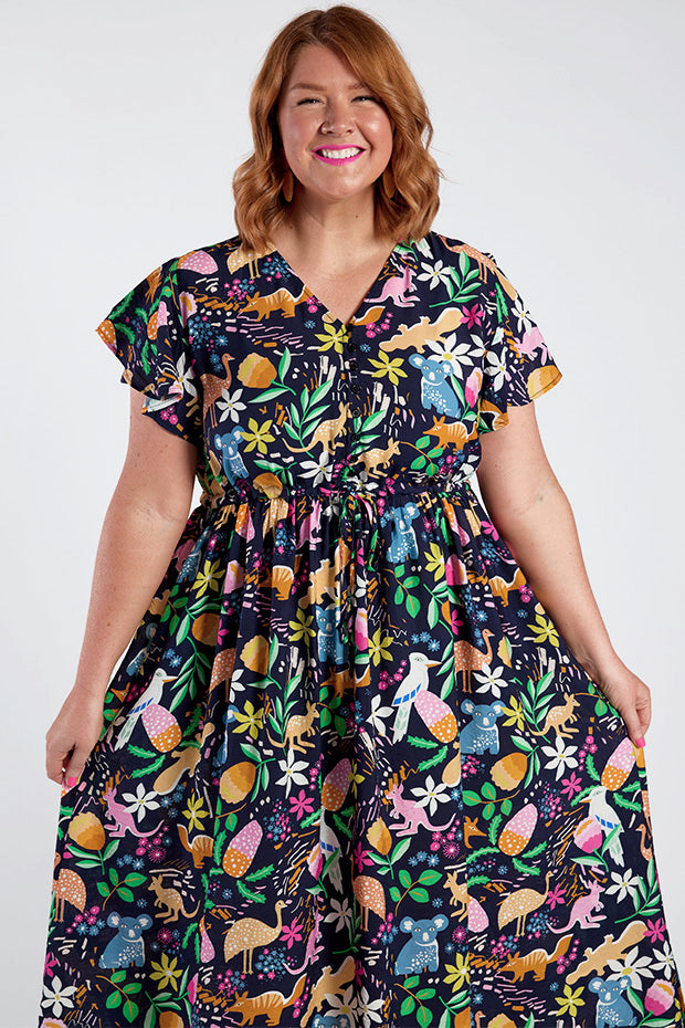 Verity Aussie Wild Dress – Aussie Wild midi dress