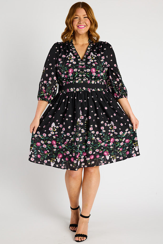 Abbie Dancing Clover Dress – Dancing Clover knee length dress