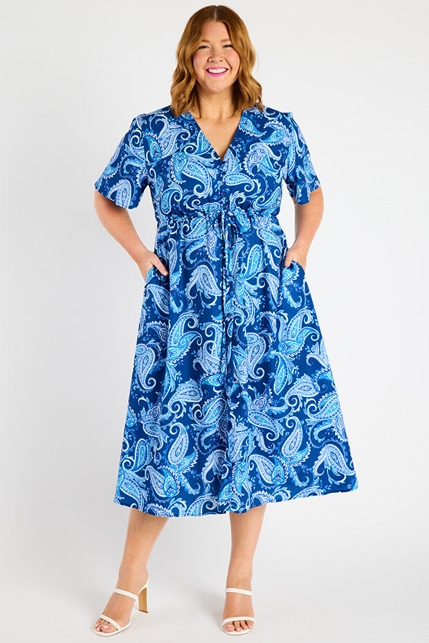 Marley Love Paisley Dress – Love Paisley midi dress