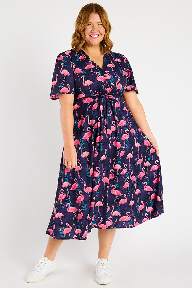 Marley OG Flamingo Dress – OG Flamingo midi dress