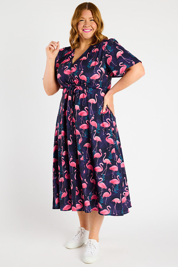 Marley OG Flamingo Dress – OG Flamingo midi dress