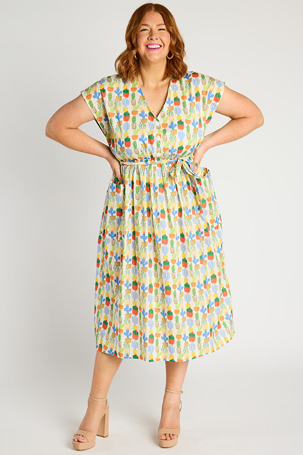Georgie Cactus Dress – Cactus shirt dress