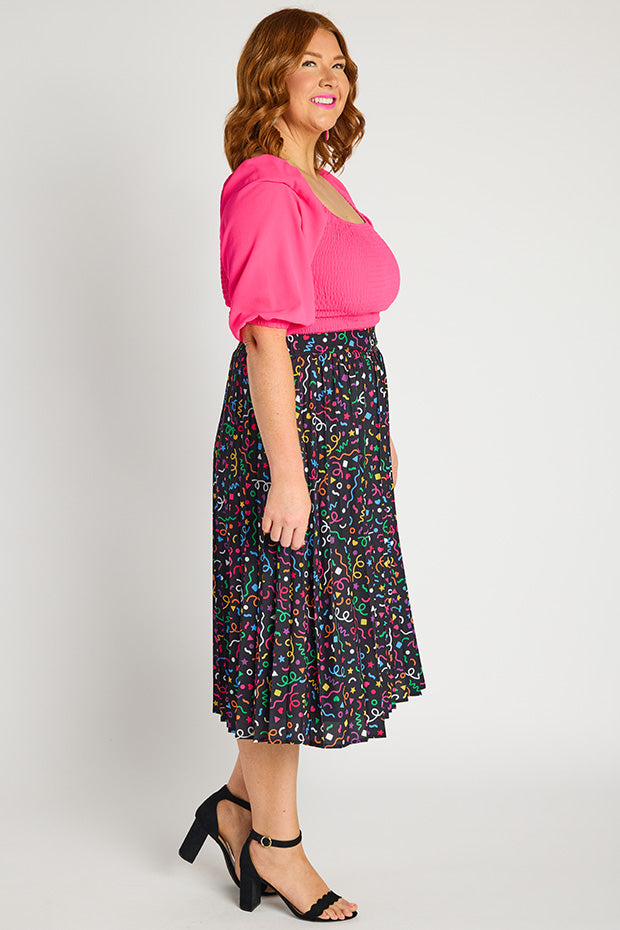 Kansas Happy Everything Skirt – Happy Everything midi skirt