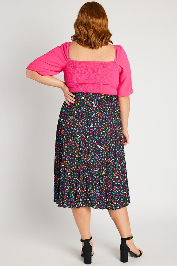 Kansas Happy Everything Skirt – Happy Everything midi skirt