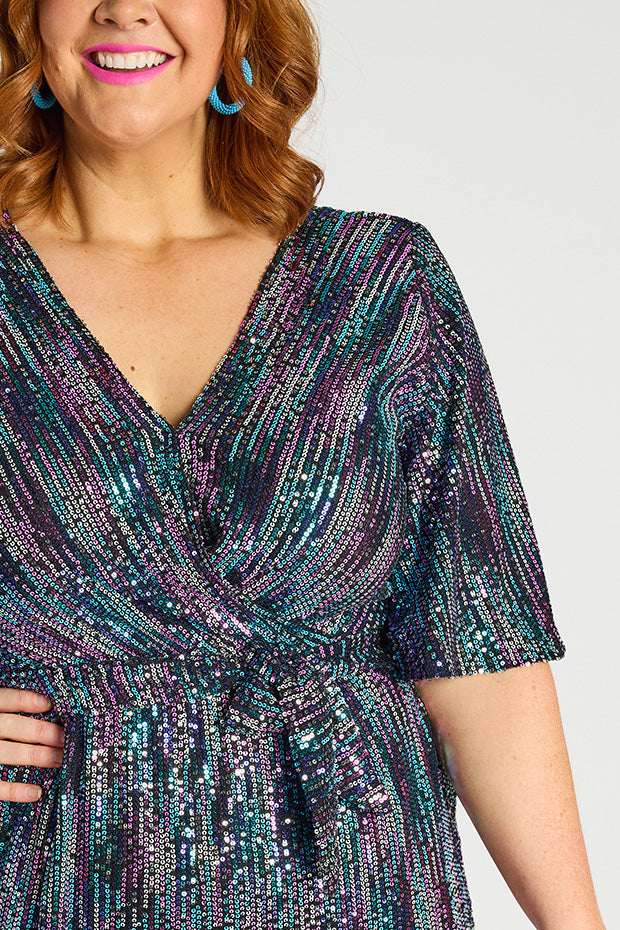 Skyla Unicorn Sequins Party Jumpsuit – Unicorn Sequins jumpsuit